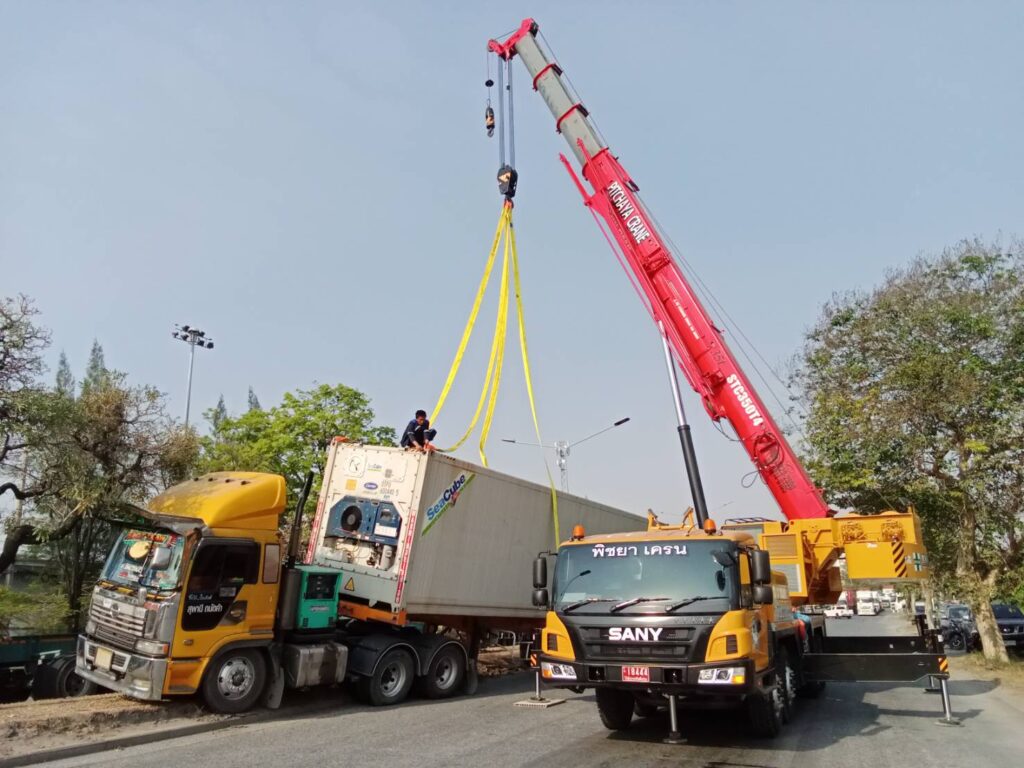 เช่าเครนชลบุรี บรรยากาศพื้นที่ บ้านบึง โดยพิชยาเครน