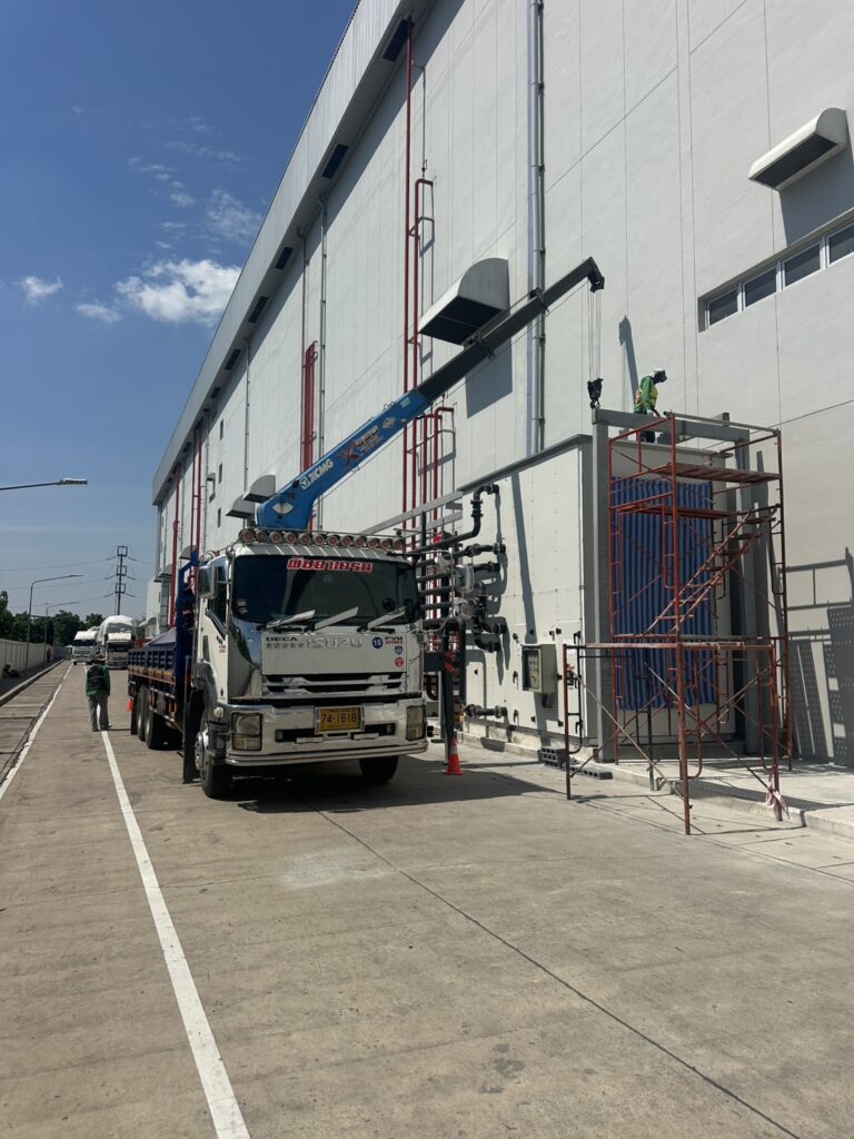 รถเฮี๊ยบบ้านฉาง บริการทุกๆตำบล บรรยากาศการทำงาน พื้นที่ อ.บ้านฉาง