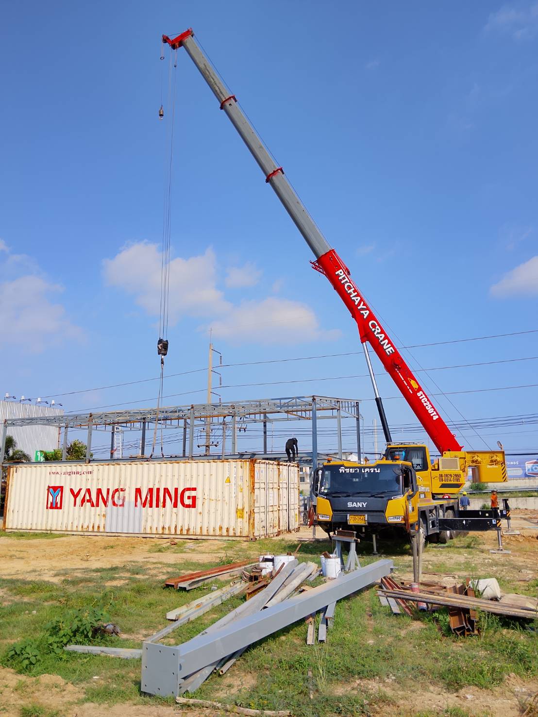 รถเครนปลวกเเดง-พิชยาเครน